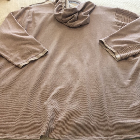 Reebok 1X Hoodie GUC Plum Pinstripe 3/4 sleeve - Picture 6 of 6